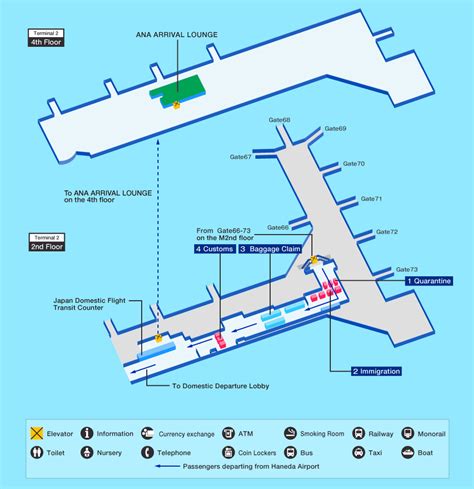 Haneda Airport International Terminal Map Map Of Beacon