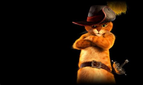 Puss In Boots Voiced By Antonio Banderas Full Hd Wallpaper And