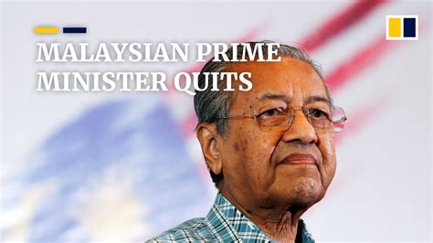 malaysian prime minister mahathir mohamad resigns party quits ruling coalition youtube
