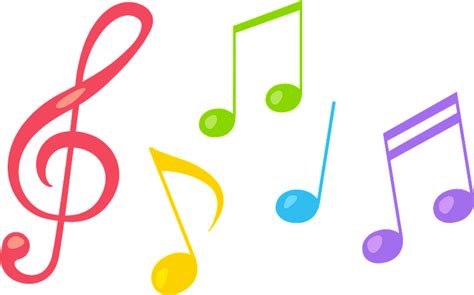 Musical Notes Colorful Clipart Free Download Transparent Png Creazilla
