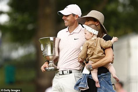 Rory Mcilroy Joined By Wife Erica Stoll And Daughter Poppy After Winning Wells Fargo