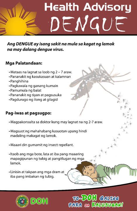 Health Advisory On Dengue Philippine Embassy Tokyo Japan