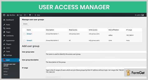 5 User Access Manager Wordpress Plugins 2022 Formget
