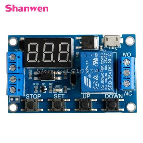 6 30v Relay Module Switch Trigger Time Delay Circuit Timer Cycle