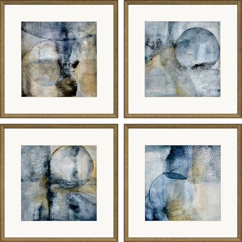 Paragon - Sphere Pk/4 | Blue framed art, Framed art, Abstract paper