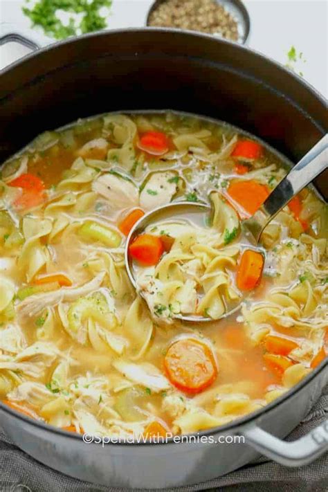 Chicken Noodle Soup With Chicken Broth Peanut Butter Recipe