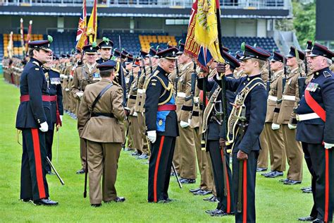 Prince Charles Presents Colours To Mercian Regiment Troops Express And Star