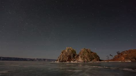 Stock Video Of 4k Starry Night Over The Island 21299716 Shutterstock