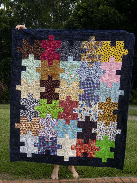 Easy Jigsaw Puzzle Quilt Quilt For Lovers