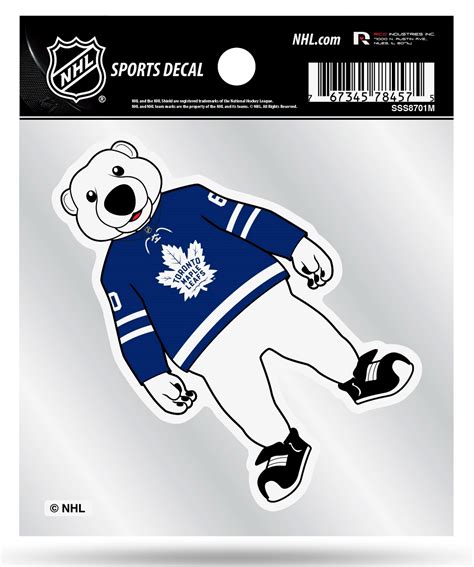 Toronto Maple Leafs 4x4 Decal Sticker Mascot Logo Premium Vinyl Auto