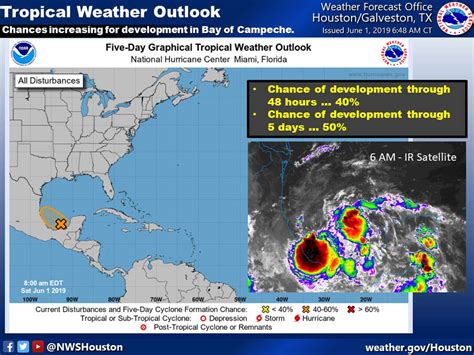 On The First Day Of Hurricane Season Gulf Disturbance Expected To