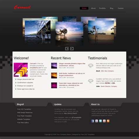 Free Responsive Html Templates