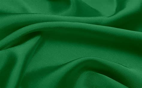 Green Silk Texture Fabric Texture Silk Fabric With Waves Green