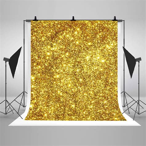 Golden Shining Glitter Light Photography Backdrops Newborn Baby No