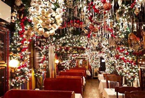 Christmas decorations at rolf's german restaurant nyc. Santa in the City: 50 Awesome Santa Activities for NYC ...