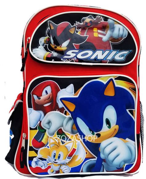 Sonic 16 School Large Backpack Boy Backpack Nwt Ebay