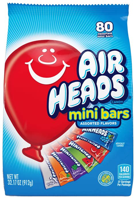 Airheads Candy Variety Pack Individually Wrapped Assorted Fruit Mini