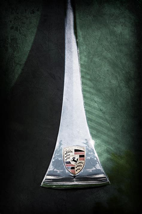 1964 Porsche Hood Emblem Photograph By Jill Reger Fine Art America