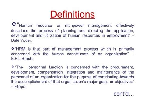 Human Resources Definition And Examples Images