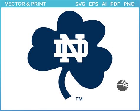 Notre Dame Fighting Irish Alternate Logo College Sports Vector SVG Logo In Formats
