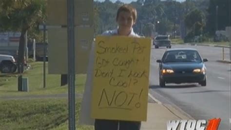 Mom Punishes Son For Smoking Pot By Forcing Him To Wear Humiliating