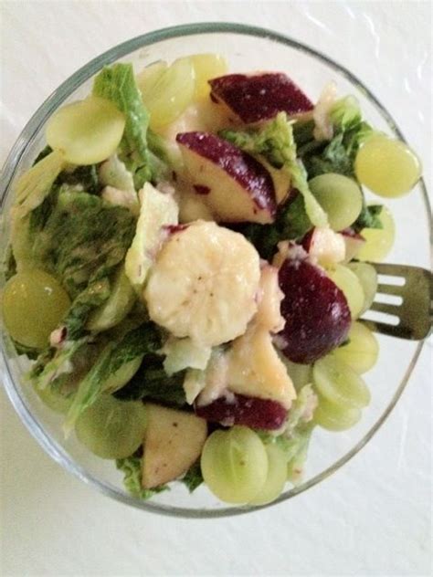 Romainered Applebananagrape Salad Hygienic Food Grape Salad How