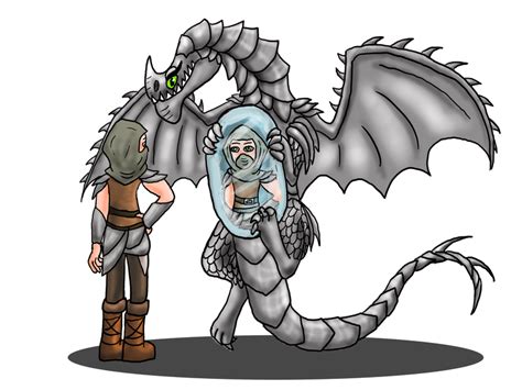 Chibi Meets Httyd 9 Heather And Windshear By Scalebound On Deviantart