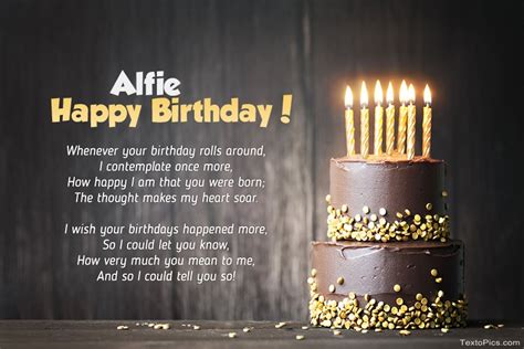 Happy Birthday Alfie Pictures Congratulations