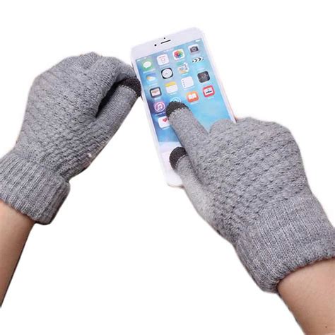 Yjsfg House Women Gloves Solid Magic Touch Screen Full Finger Gloves