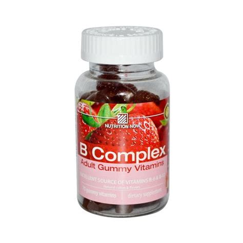 Nutrition Now B Complex Gummy Vitamins Strawberry 70 Gummies
