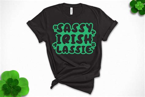 Sassy Irish Lassie St Patrick S Day Svg Graphic By Graphic Ledger · Creative Fabrica