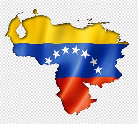 Premium Psd Venezuelan Flag Map