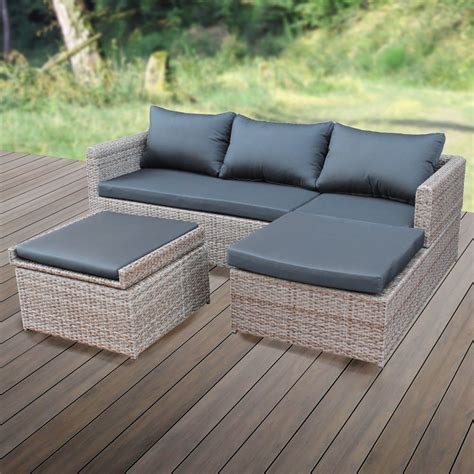 Neben paletten möbel garten gibt es von betten über schränke und sofas bis hin zu tischen alles was man sich denken kann. Poly Rattan Lounge-Set Gartenset Garnitur Polyrattan ...