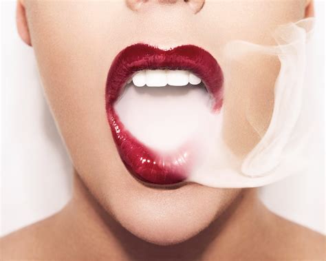 Red Lips Smoke Modelmua Lili Baross Lili Baross Retouc Flickr