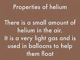 Photos of Properties Of Helium Gas