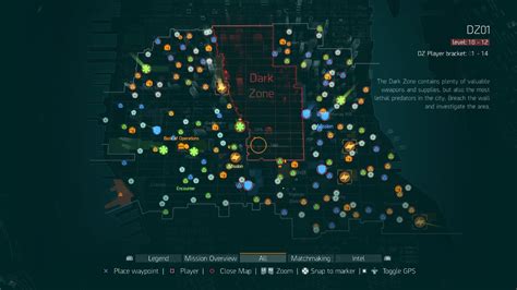 The Division Pve Map All Safe Areas Main Missions Side Missions