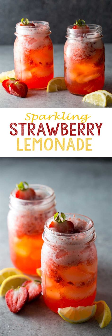 Sparkling Strawberry Lemonade Easy Peasy Meals