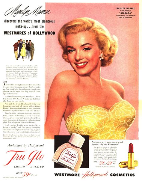 Hair And Beauty Adverts From The 1950s Hair And Makeup