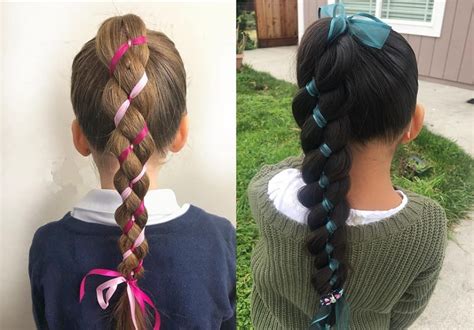 Casual hairstyles for girls the french braid adds much charm to the usual ponytail hairstyle. 25 Charming Ponytail Hairstyles for Little Girls to Rock
