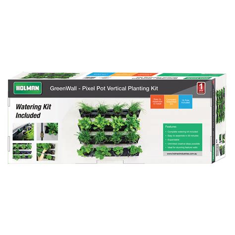 Greenwall Pixel Pot Vertical Planting Kit Holman Industries