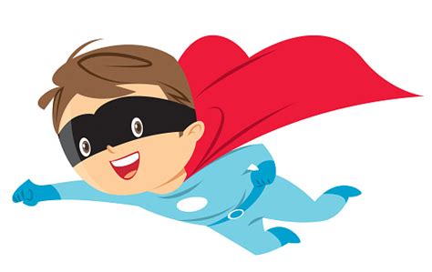 Flying Superhero Stock Illustration Download Image Now Superhero