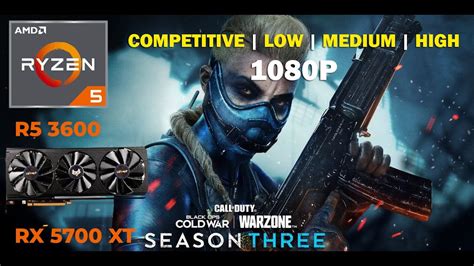 Call Of Duty Warzone Rx 5700 Xt Ryzen 5 3600 Temporada 3