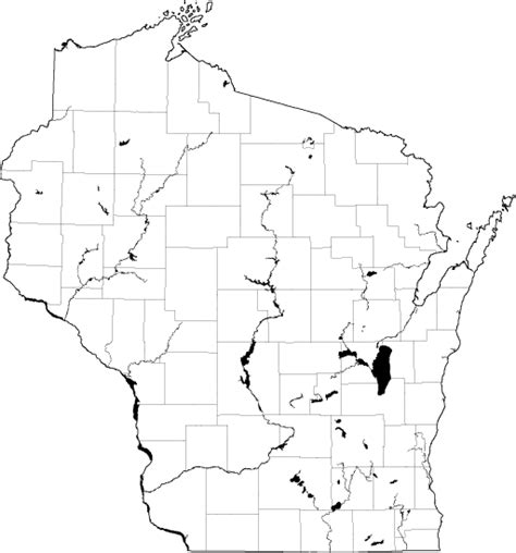 Wisconsin Outline Maps State Cartographers Office Uw