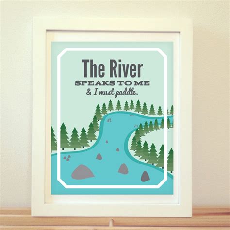 River River Signs River Nursery River Print River Poster Etsy