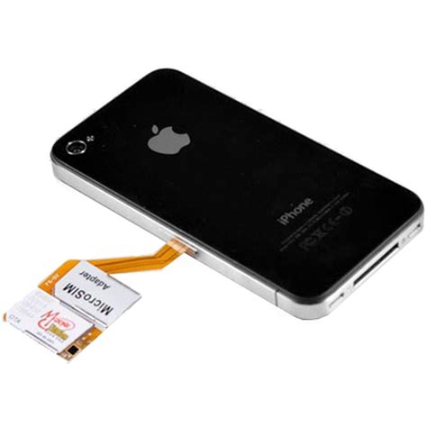 I attached the photo (just blocked out my sim card number). iClarified - Apple News - iPhone 4 Dual SIM Card Adapter Case