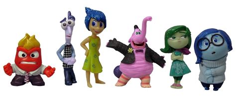 Buy Disneypixar Inside Out 6 Piece Figure Set Disgust Fear Sadness