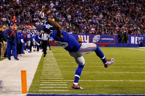 Watch Odell Beckham Jrs Amazing One Handed Catch Video La Times