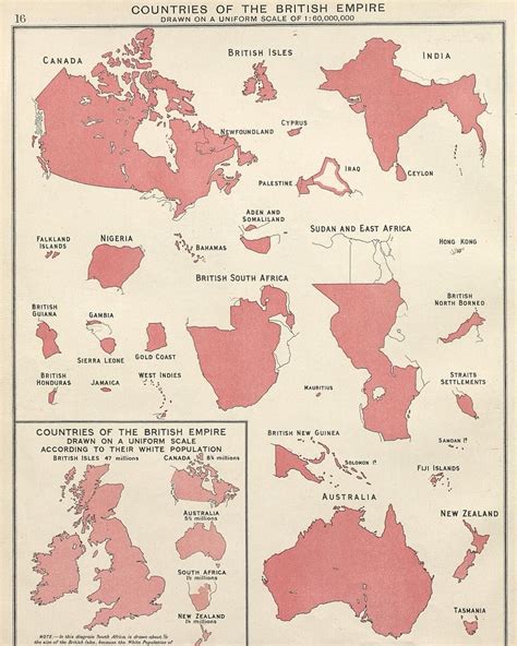 British Empire at its territorial peak - Vivid Maps