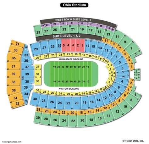 The Horseshoe Stadium Seating Chart Pic Ohio State Turns Cals