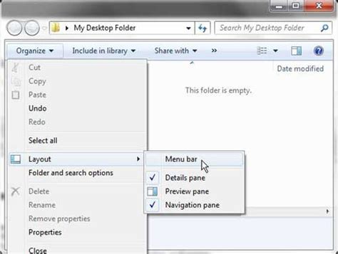 How To Show The Menu Bar In Windows 7 Explorer Solve Your Tech